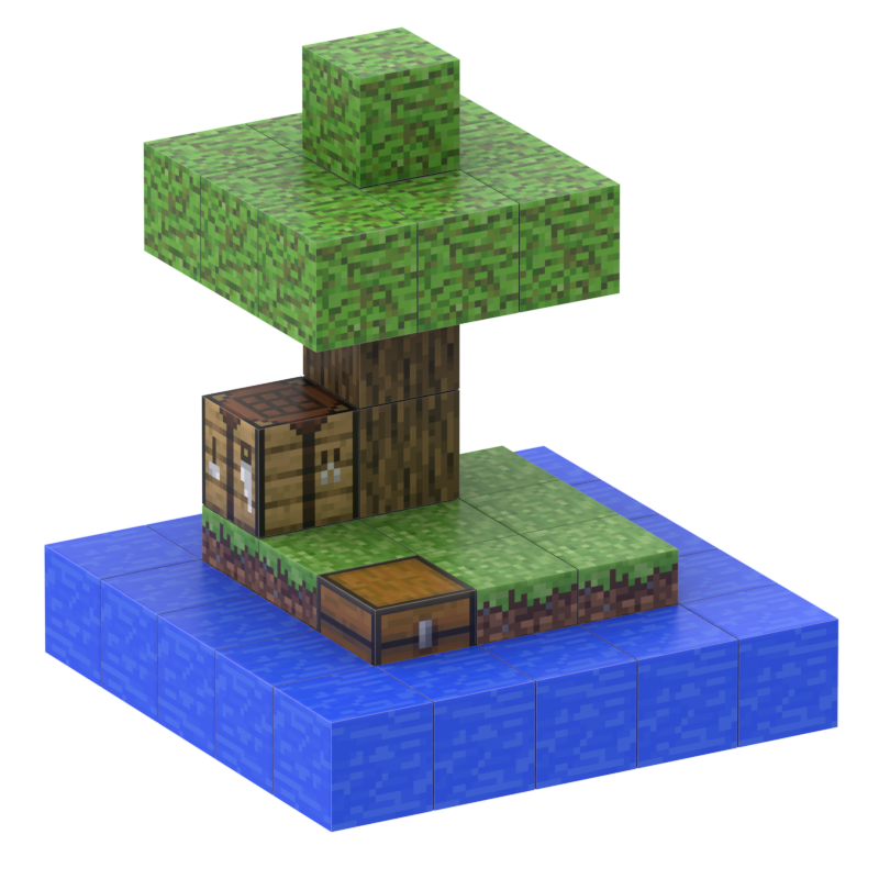 Mini-Insel – Magnetisches Ozean-Bau-Element