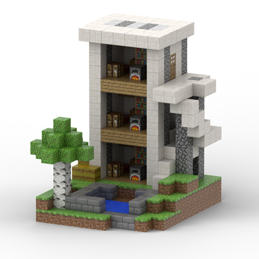 Apartmenthaus – Magnetisches dreistöckiges Wohngebäude